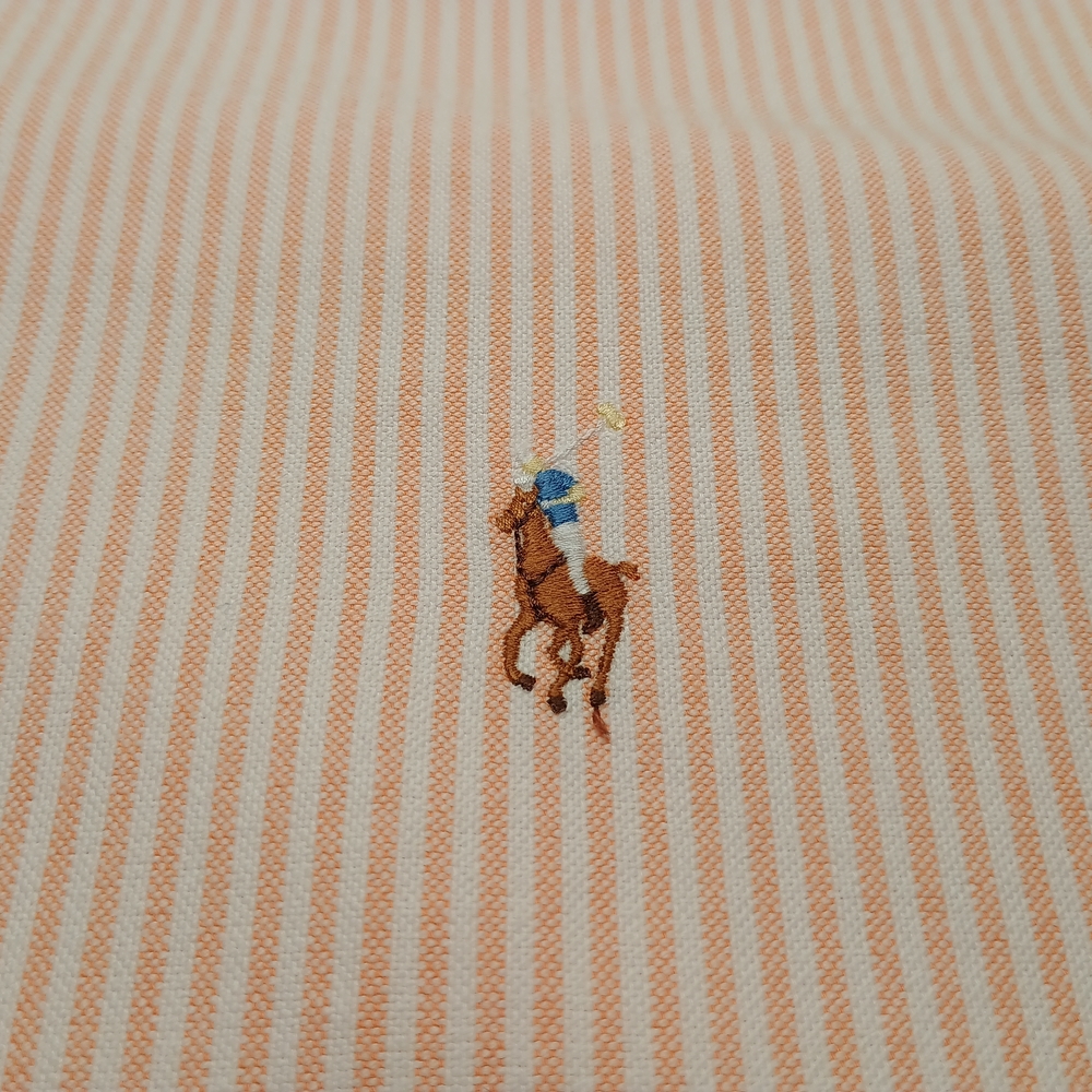 90's Blue Label Ralph Lauren Cream/White Casual Button Down Shirt